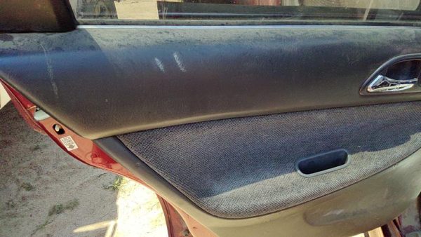 1994-1995 Honda Accord Driver Left Rear Door Trim Panel With Switches Back Gray — photo 3
