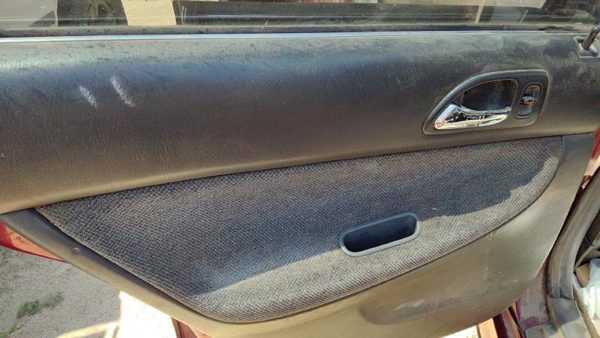 1994-1995 Honda Accord Driver Left Rear Door Trim Panel With Switches Back Gray — photo 4