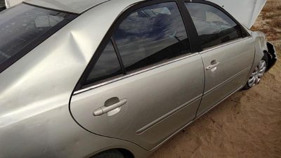 2005 Toyota Camry Rear Door RH 1C8 Lunar Mist Metallic Hail