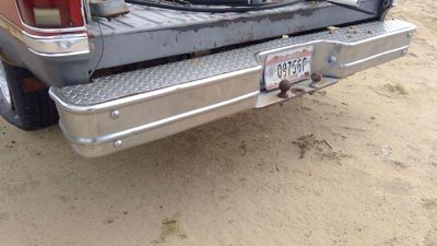 1986 GMC Jimmy Rear Bumper Assembly Sierra K10 1500 Red
