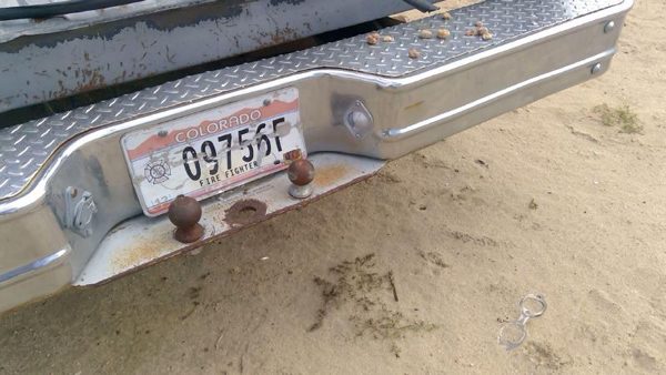 1986 GMC Jimmy Rear Bumper Assembly Sierra K10 1500 Red — photo 5