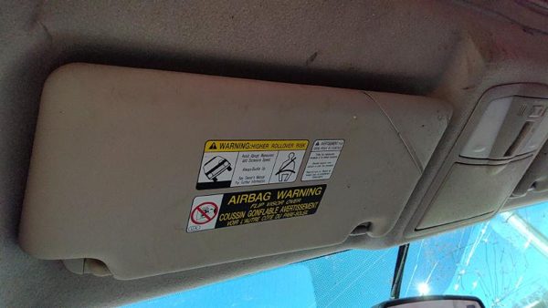 2008-2010 Nissan Rogue Driver Left Sun Visor Oem G Black 96401jm02a — photo 2