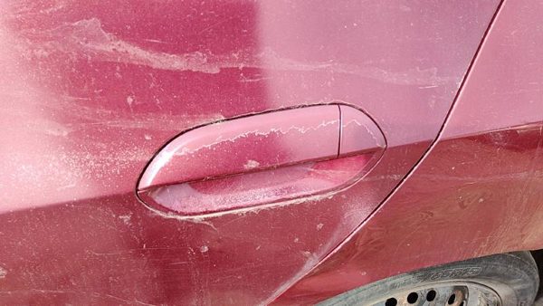 10-14 Honda Insight Driver Left Rear Outside Door Handle Oem Back Tango Red Re — photo 1