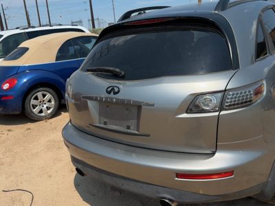 2003 Infiniti Fx Series Trunk/decklid/hatch/tailgate Diamond Graphite WV2