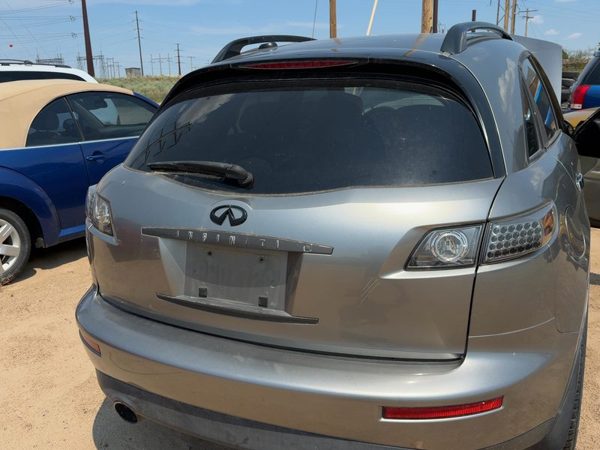 2003 Infiniti Fx Series Trunk/decklid/hatch/tailgate Diamond Graphite WV2 — photo 4