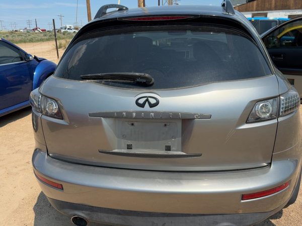2003 Infiniti Fx Series Trunk/decklid/hatch/tailgate Diamond Graphite WV2 — photo 5