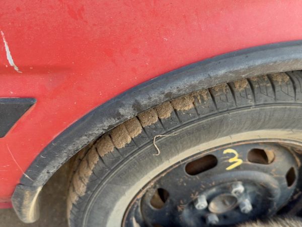 1987-1988 Toyota FX Driver Left Rear Wheel Flare Moulding OEM Back — photo 6