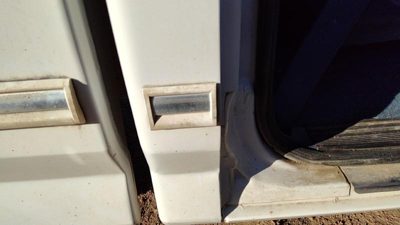 1992-1996 Ford F150 Passenger Right Cab Corner Moulding Trim Chrome Oem