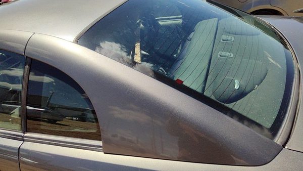 99-04 Mustang Driver Left Rear Moulding Upper Quarter Panel Oem Shadow Gray Cx — photo 4