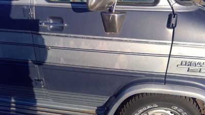 1989 Chevy Van 20 Series Front Door RH Blue