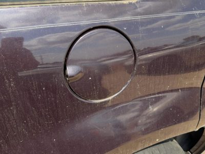 05-09 Equinox Fuel Tank Door With Hinge Gas Lid Oem Filler Black Amethyst 71U