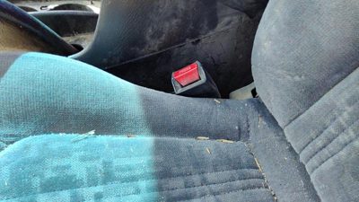 1998-1999 Honda Accord Driver Left Front Seat Belt Buckle Receiver Oem Gray