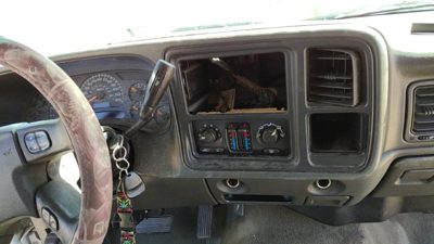 2005-07 Sierra 1500 Hd Trim Bezel Around Speedometer Dash Surround Panel Pewter