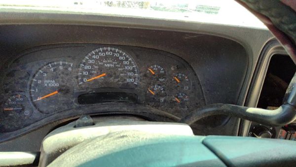 2005-07 Sierra 1500 Hd Trim Bezel Around Speedometer Dash Surround Panel Pewter — photo 6