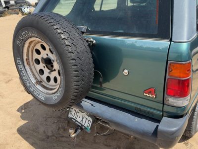 1995 Isuzu Rodeo Trunk/decklid/hatch/tailgate Green 732