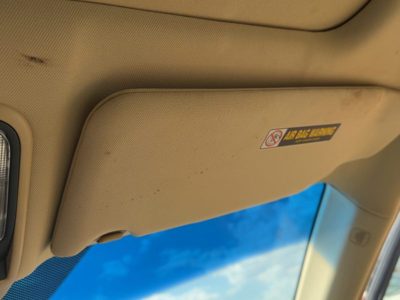 2004-2008 Acura Tl Passenger Right Sun Visor Oem Illuminated Tan C 83230Sepa02Za