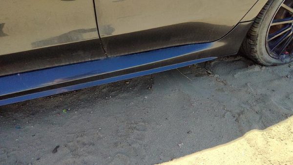 15 16 Subaru Wrx Driver Left Lower Rocker Moulding Oem Side Skirt Dark Gray Dgm — photo 6