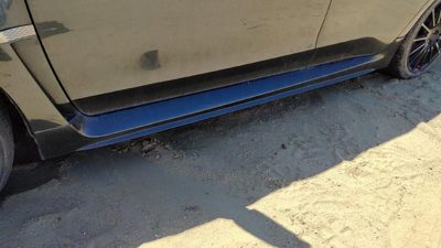 15 16 Subaru Wrx Driver Left Lower Rocker Moulding Oem Side Skirt Dark Gray Dgm