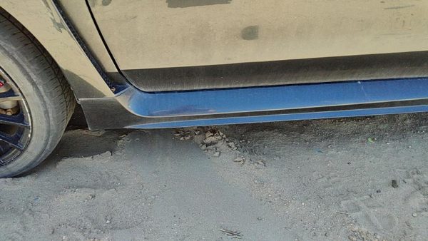 15 16 Subaru Wrx Driver Left Lower Rocker Moulding Oem Side Skirt Dark Gray Dgm — photo 2