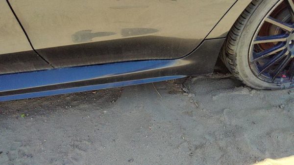 15 16 Subaru Wrx Driver Left Lower Rocker Moulding Oem Side Skirt Dark Gray Dgm — photo 7