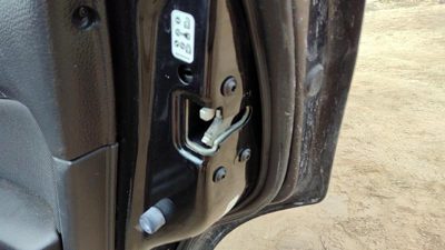 2006-2012 Ford Fusion Passenger Right Rear Door Latch With Rods/Cables Oem Back