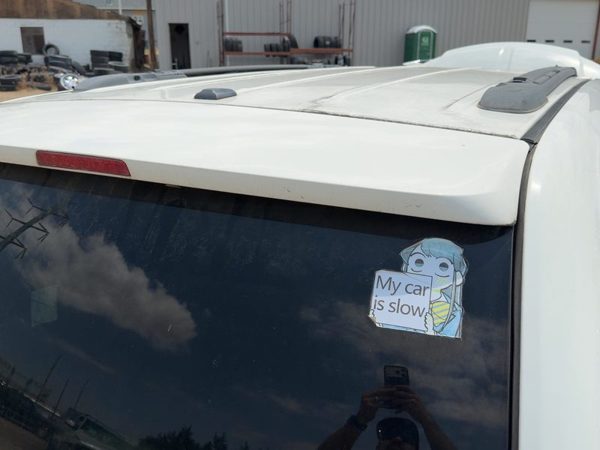 2011-2016 Chrysler Town & Country Rear Spoiler Back Wing Oem White Pw1 — photo 5