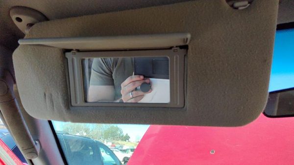 2002-2004 Ford F150 Driver Left Sun Visor Oem Gray 2L3Z1504105Eab — photo 6