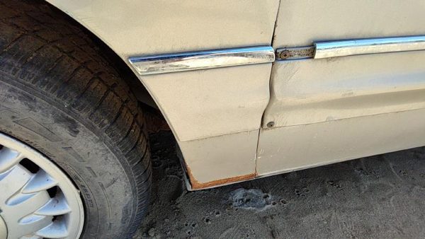 1997-2005 Park Ave Ultra Driver Left Moulding From Fender Oem Trim Strip Silver — photo 5