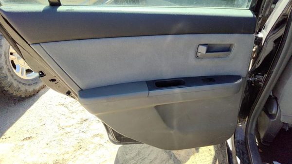 07-09 Sentra Driver Left Rear Door Trim Panel With Switches Back Charcoal W — photo 1