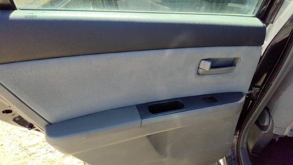 07-09 Sentra Driver Left Rear Door Trim Panel With Switches Back Charcoal W — photo 3