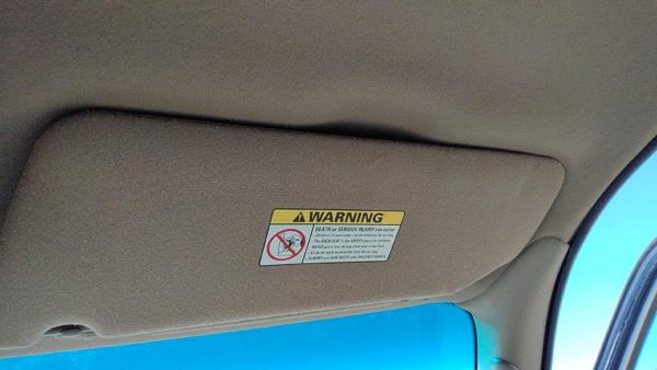 2000-2002 Ford Expedition Passenger Right Sun Visor Oem Tan Fh Yl1Z7804104Aac — photo 2