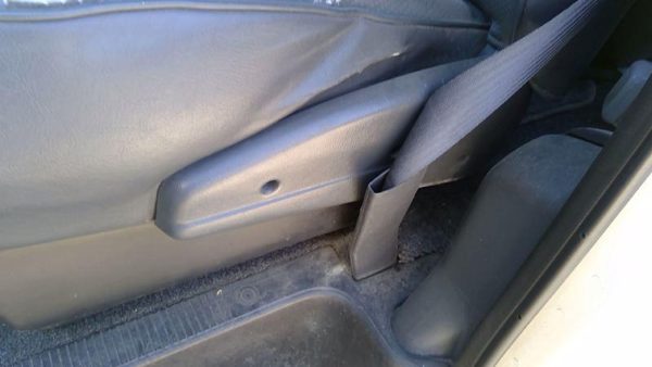 92-96 Ford Van E150 Driver Left Side Seat Trim Panel Oem Gray — photo 8