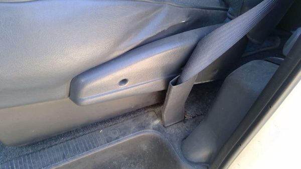 92-96 Ford Van E150 Driver Left Side Seat Trim Panel Oem Gray — photo 7