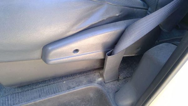 92-96 Ford Van E150 Driver Left Side Seat Trim Panel Oem Gray — photo 4