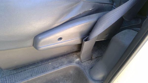 92-96 Ford Van E150 Driver Left Side Seat Trim Panel Oem Gray — photo 6
