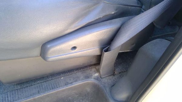 92-96 Ford Van E150 Driver Left Side Seat Trim Panel Oem Gray — photo 5