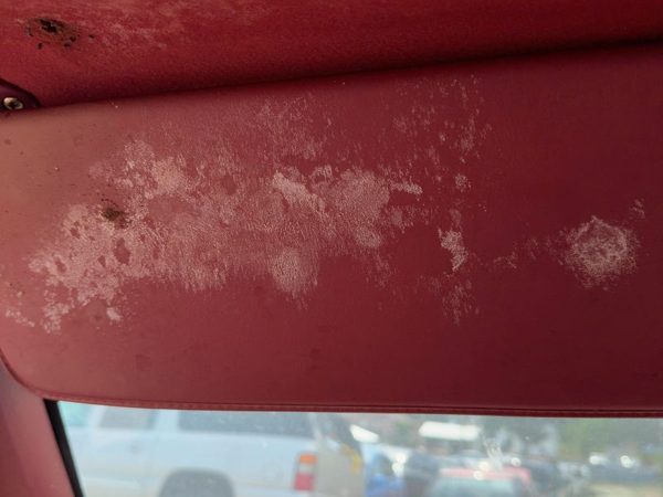 1987-1996 Dodge Dakota Driver Left Sun Visor Oem Red — photo 2
