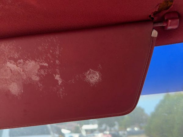1987-1996 Dodge Dakota Driver Left Sun Visor Oem Red — photo 7