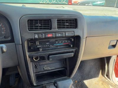 1994-1995 Nissan Pathfinder Trim Bezel Around Radio Surround Dash Panel Oem Gray