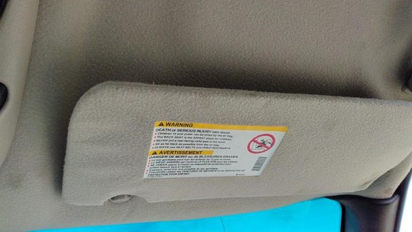 2002-2004 Chevy Venture Passenger Right Sun Visor Oem Gray 14D 10345189 — photo 2