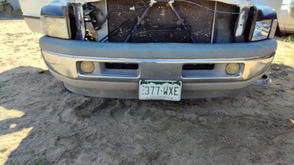 1994-2001 Ram 1500 Chrome Front Bumper Assembly With Brackets Oem 55076599ad — photo 1