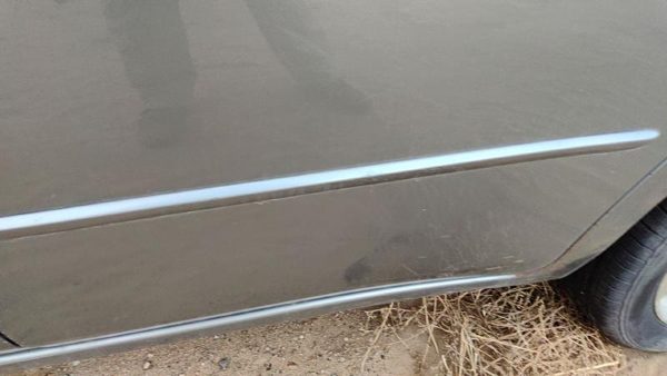07-12 Nissan Sentra Driver Left Rear Moulding From Door Back Trim Strip Gray K36 — photo 4