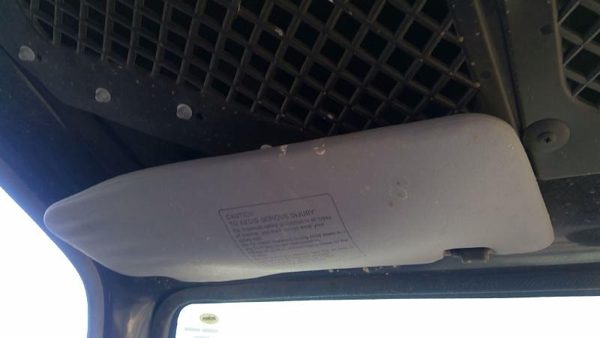1996 Geo Tracker Driver Left Sun Visor Oem — photo 3