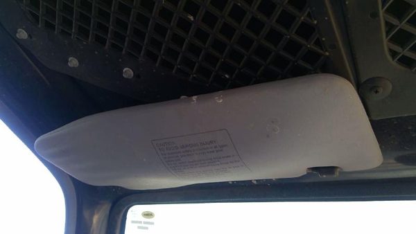 1996 Geo Tracker Driver Left Sun Visor Oem — photo 4