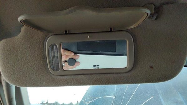 2002-2003 Jeep Liberty Driver Left Sun Visor Oem Gray M5dv 0Xq031l2ab — photo 6