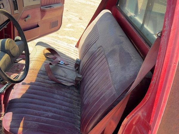 82-93 Chevy S10 Pickup Front Bench Seat Red Oem — photo 2
