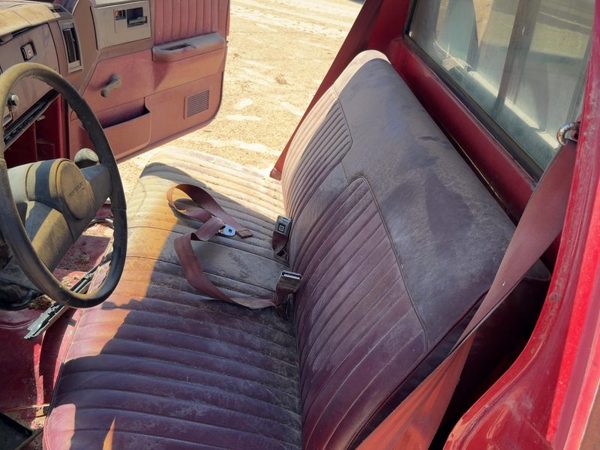 82-93 Chevy S10 Pickup Front Bench Seat Red Oem — photo 5