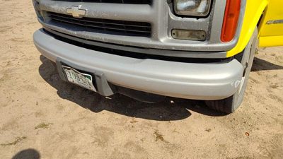 1996-2002 Express Van 2500 Front Bumper Assembly With Brackets Oem 15075736