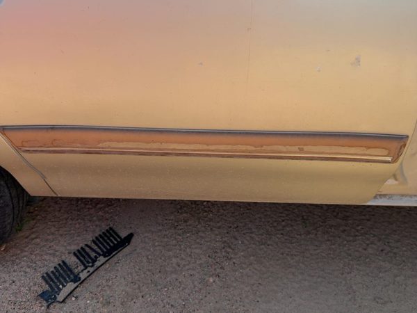 93-96 Century Passenger Right Rear Moulding From Door Oem Back 4 Door Sedan Gold — photo 1