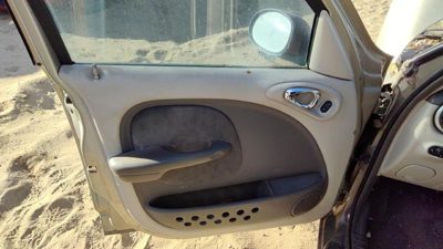 01-02 Pt Cruiser Driver Left Front Door Trim Panel With Master Switch Fl Taupe